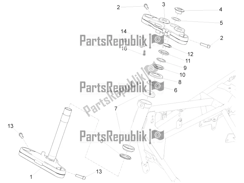 Todas las partes para Direccion de Moto-Guzzi V9 Bobber 850 Apac 2021