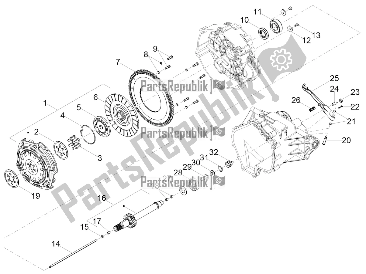 Todas las partes para Embrague de Moto-Guzzi V9 Bobber 850 Apac 2022