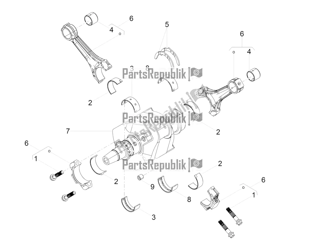 Tutte le parti per il Albero Di Trasmissione del Moto-Guzzi V9 Bobber 850 USA 2020