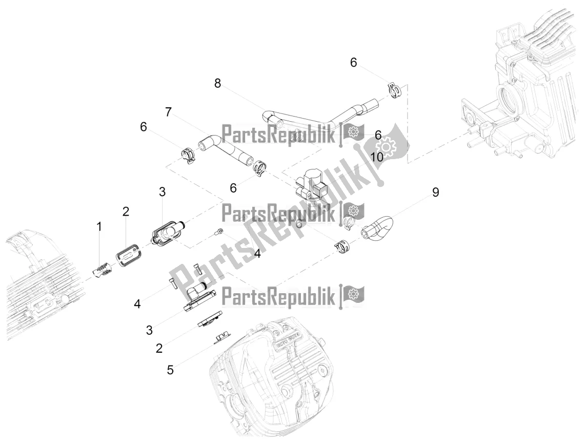 All parts for the Secondary Air of the Moto-Guzzi V9 Bobber 850 USA 2020