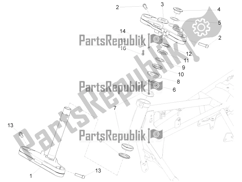 Todas las partes para Direccion de Moto-Guzzi V9 Bobber 850 USA 2020