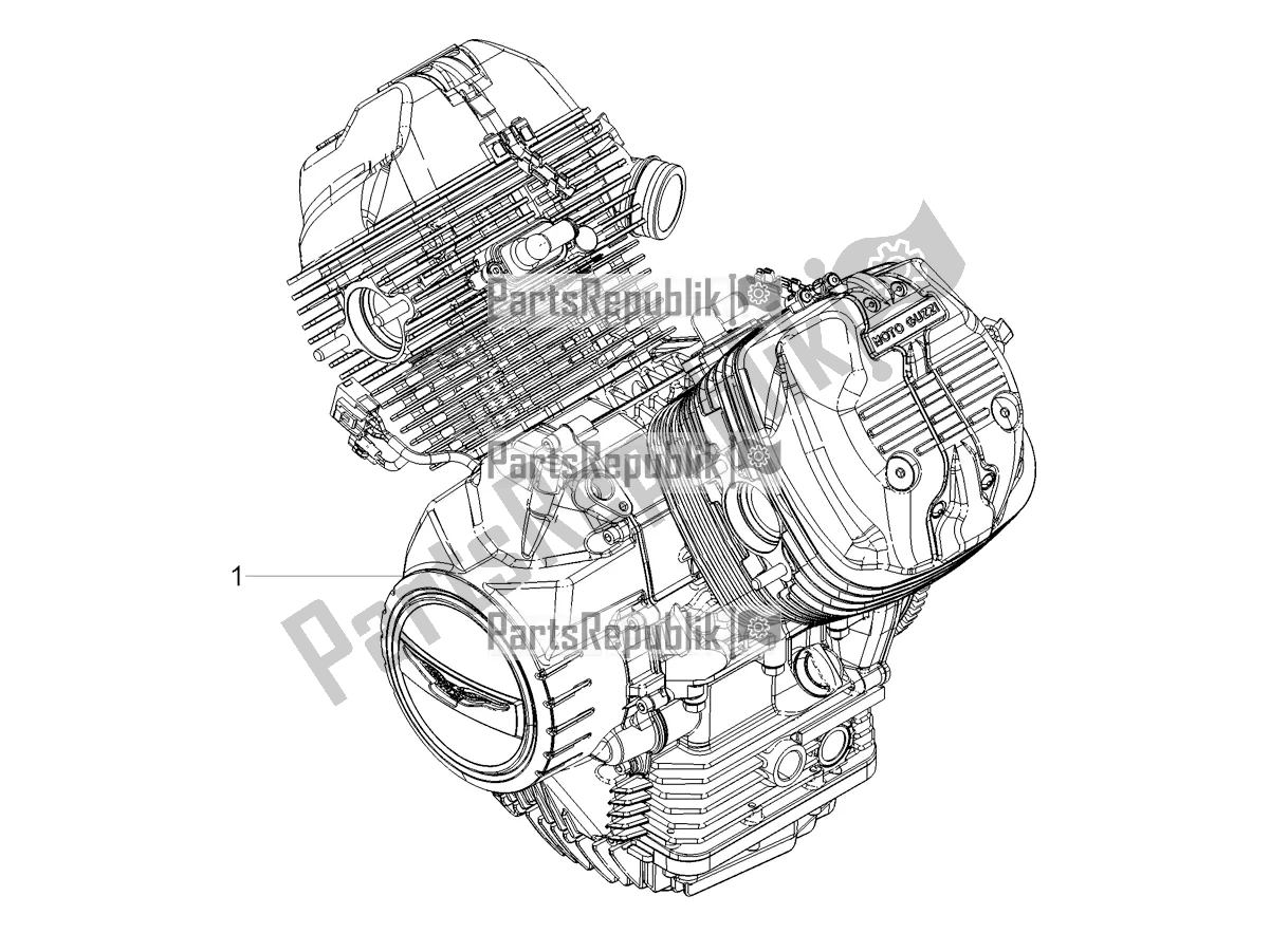 Tutte le parti per il Leva Parziale Per Il Completamento Del Motore del Moto-Guzzi V9 Bobber 850 USA 2022