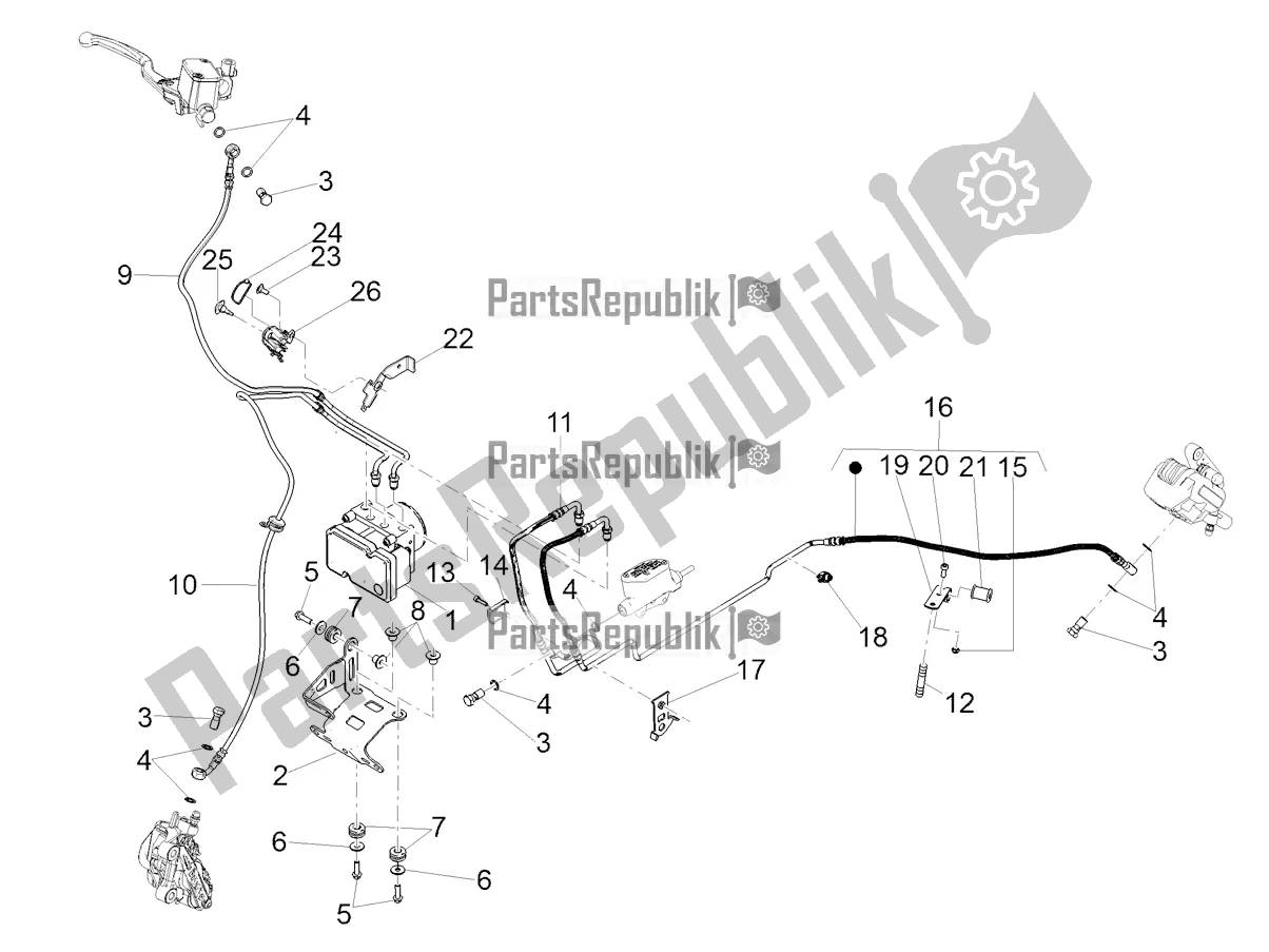 Toutes les pièces pour le Système De Freinage Abs du Moto-Guzzi V9 Bobber Sport 850 2020