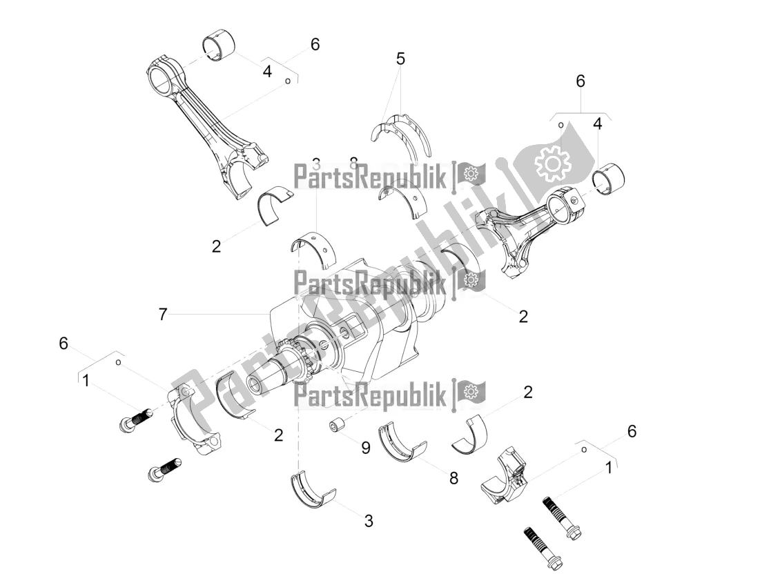 Toutes les pièces pour le Arbre De Transmission du Moto-Guzzi V9 Bobber Sport 850 ABS 2018