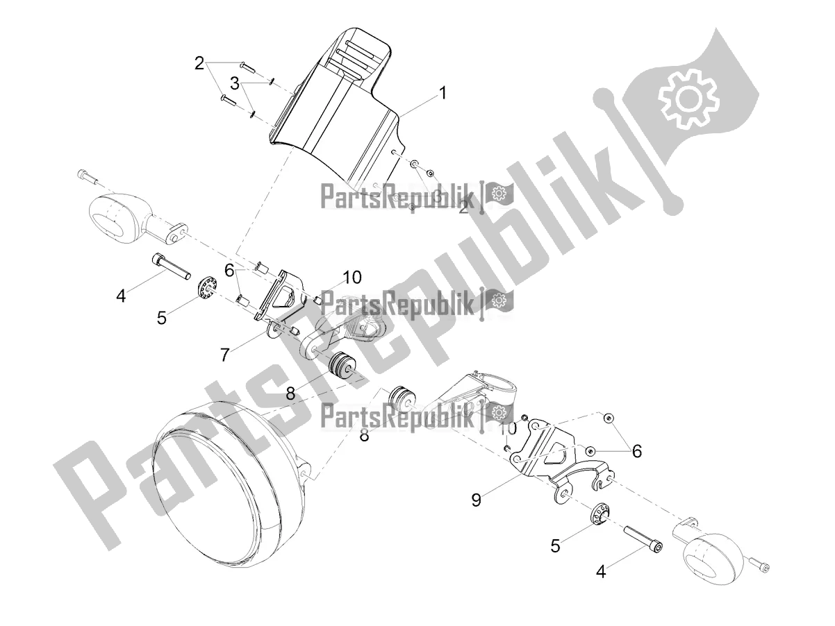 Toutes les pièces pour le Pare-brise du Moto-Guzzi V9 Bobber Sport 850 ABS 2018