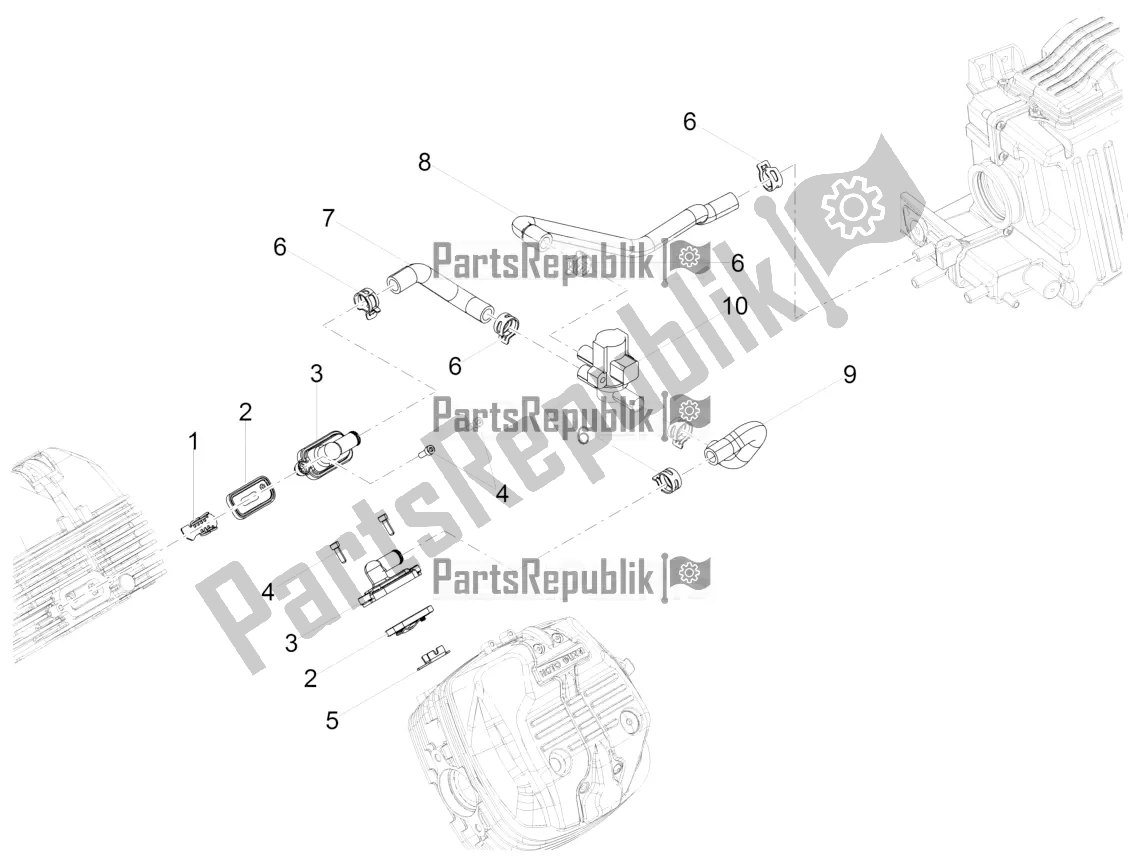 Todas las partes para Aire Secundario de Moto-Guzzi V9 Bobber Sport 850 ABS 2019