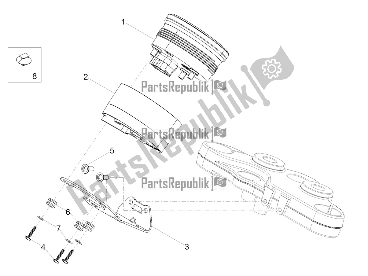 Todas las partes para Instrumentos de Moto-Guzzi V9 Bobber Sport 850 Apac 2019