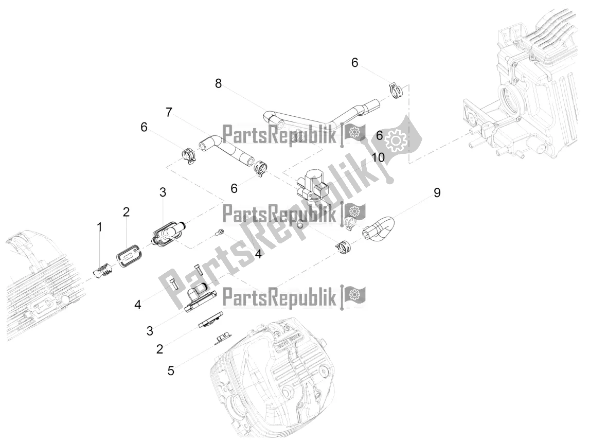 Todas las partes para Aire Secundario de Moto-Guzzi V9 Bobber Sport 850 USA 2020