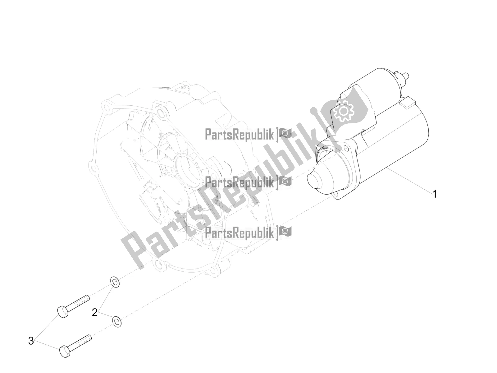 Todas las partes para Arranque / Arranque Eléctrico de Moto-Guzzi V9 Roamer 850 2020