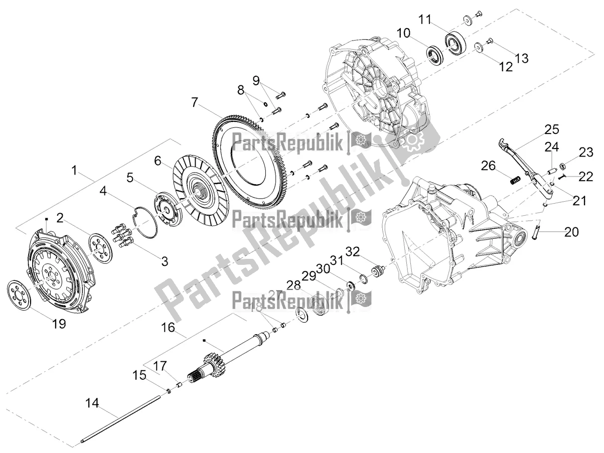 Tutte le parti per il Frizione del Moto-Guzzi V9 Roamer 850 2021