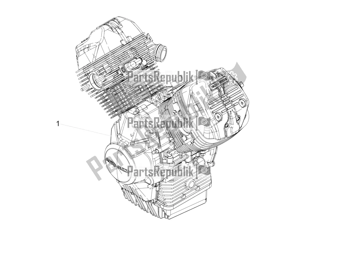 Tutte le parti per il Leva Parziale Per Il Completamento Del Motore del Moto-Guzzi V9 Roamer 850 ABS 2017