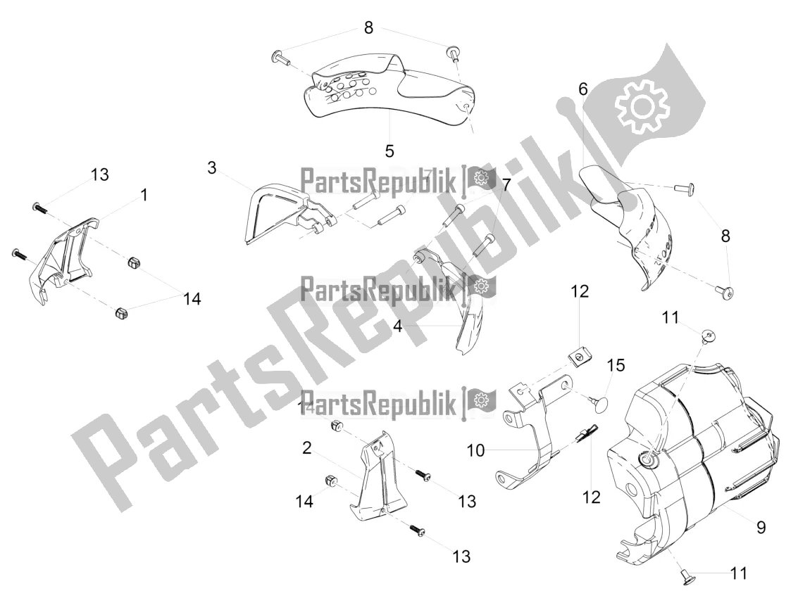 Alle onderdelen voor de Bescherming van de Moto-Guzzi V9 Roamer 850 ABS 2017