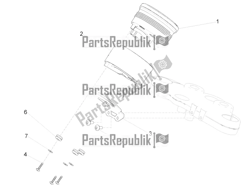 Tutte le parti per il Strumenti del Moto-Guzzi V9 Roamer 850 Apac 2020