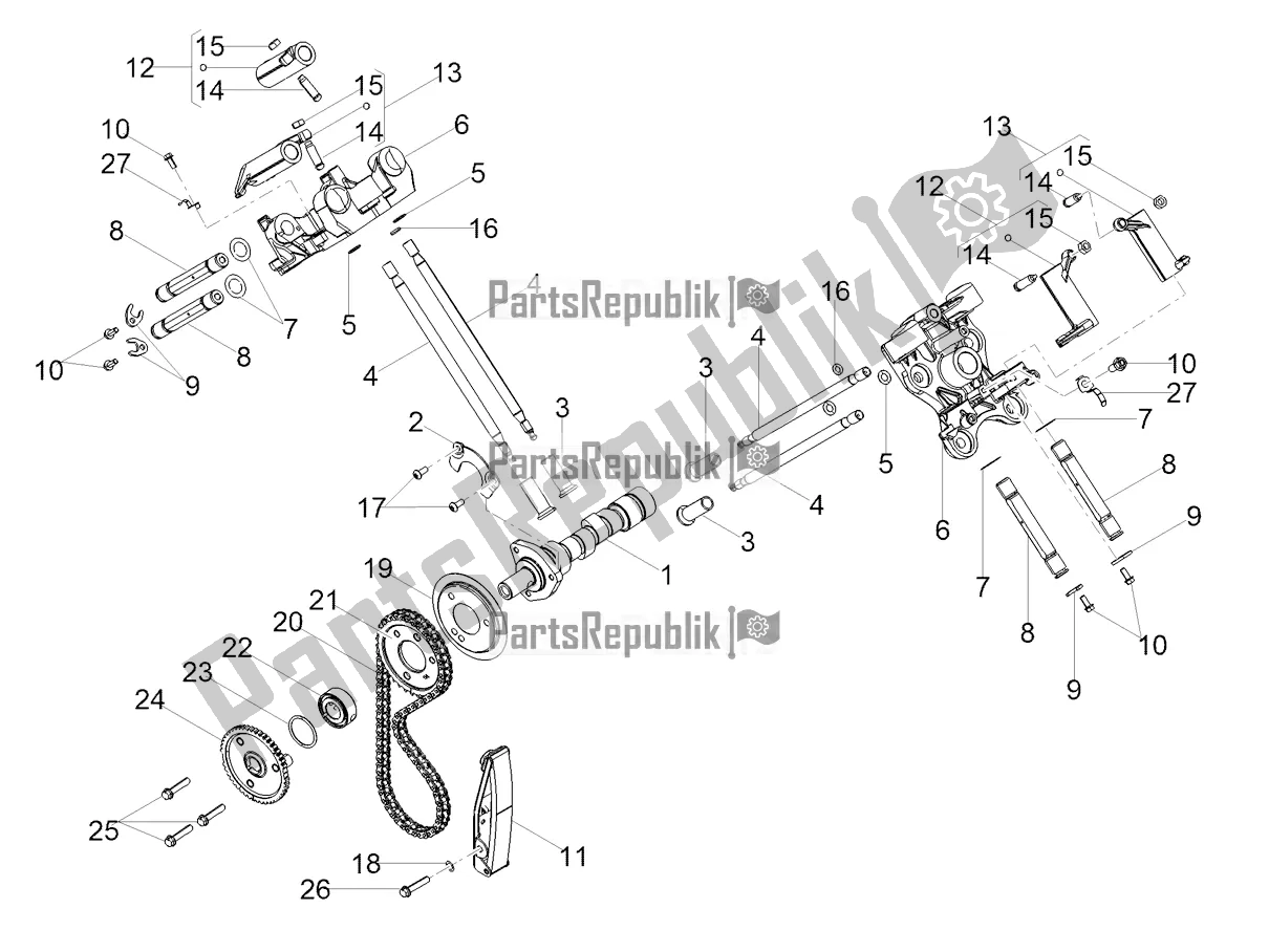 Toutes les pièces pour le Système De Chronométrage du Moto-Guzzi V9 Roamer 850 Apac 2020