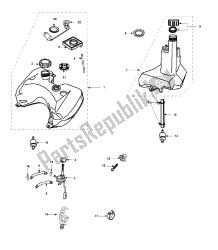 benzine olie tank