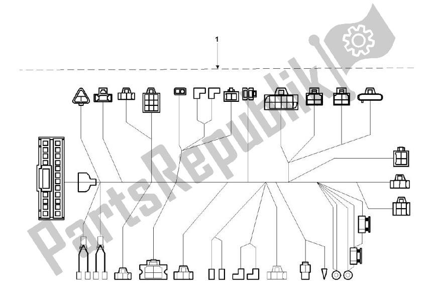 Alle onderdelen voor de Kabelboom van de Peugeot Viva City 3 4T 50 2000 - 2010