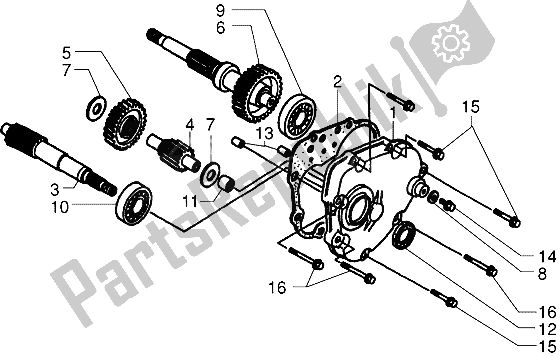 Toutes les pièces pour le Transmission du Piaggio X9 250 2006