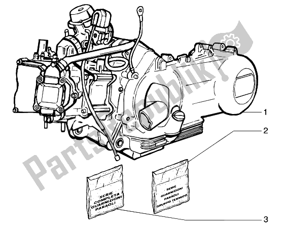 Todas as partes de Motor do Piaggio Beverly 200 2002