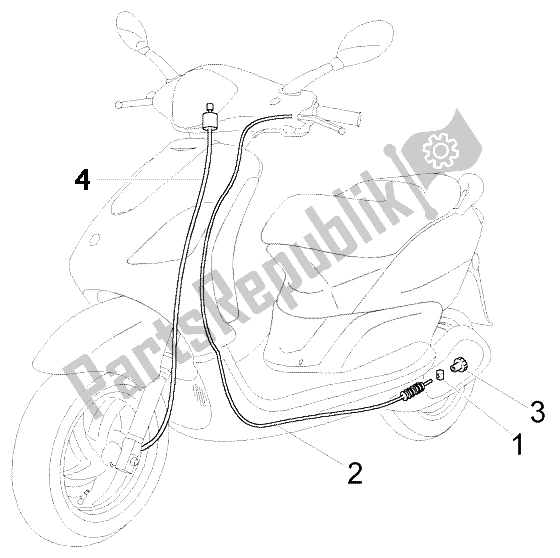 Toutes les pièces pour le Transmission du Piaggio FLY 50 4T 2004