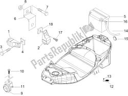 interruttori del telecomando - batteria - avvisatore acustico