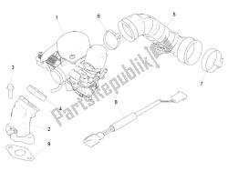 Carburettor, assembly - Union pipe