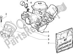 Carburettor, assembly - Union pipe