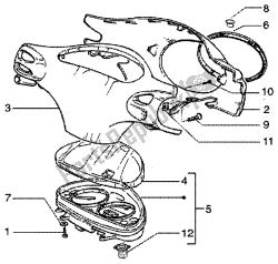 Speedometers kms.-handlebar cover