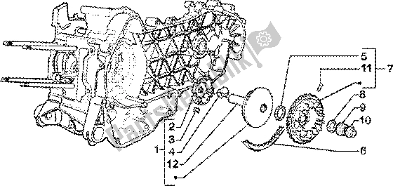 Wszystkie części do Nap? D Pó? Ko? A Pasowego Piaggio Liberty 150 Leader 1998