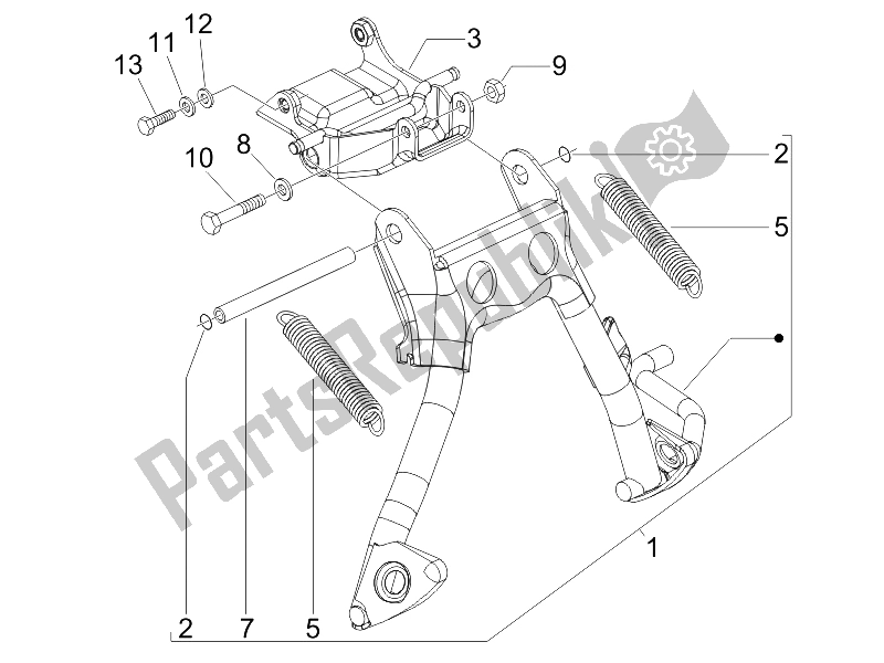 Tutte le parti per il Stand / S del Piaggio NRG Power DT 50 2006