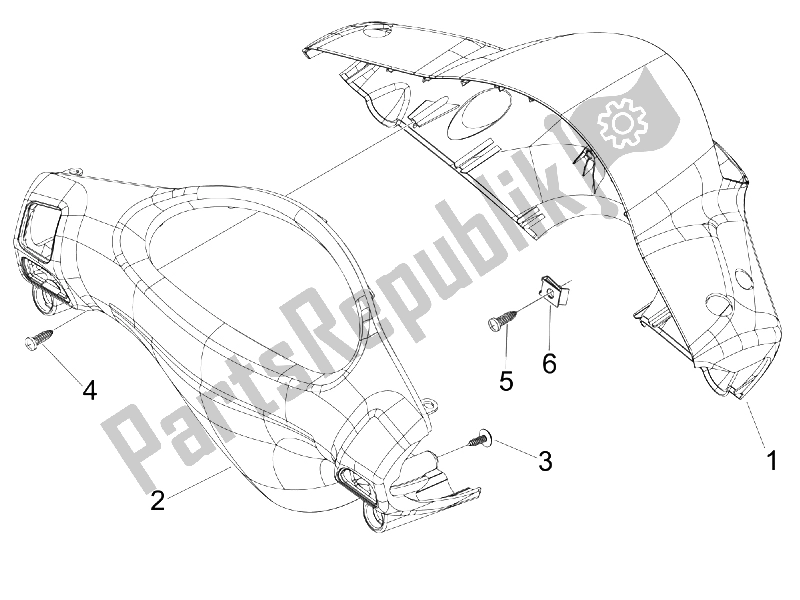 Todas las partes para Coberturas De Manillar de Piaggio FLY 100 4T 2008