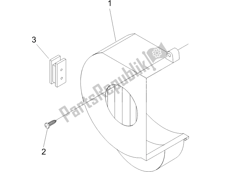 Toutes les pièces pour le Couvercle Magnéto Volant - Filtre à Huile du Piaggio Liberty 50 2T Sport 2007