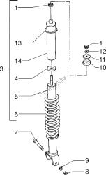 Rear shock absorber