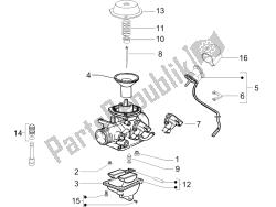 componenti del carburatore