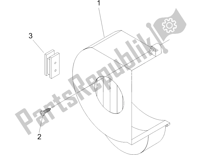 Toutes les pièces pour le Couvercle Magnéto Volant - Filtre à Huile du Piaggio Liberty 50 2T Sport 2006