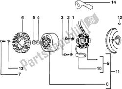 Flywheel magneto