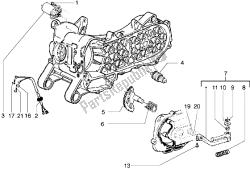 Starting motor-starter lever