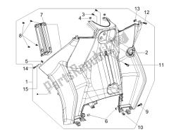 Front glove-box - Knee-guard panel