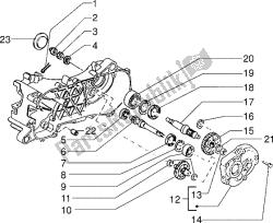 Rear wheel shaft