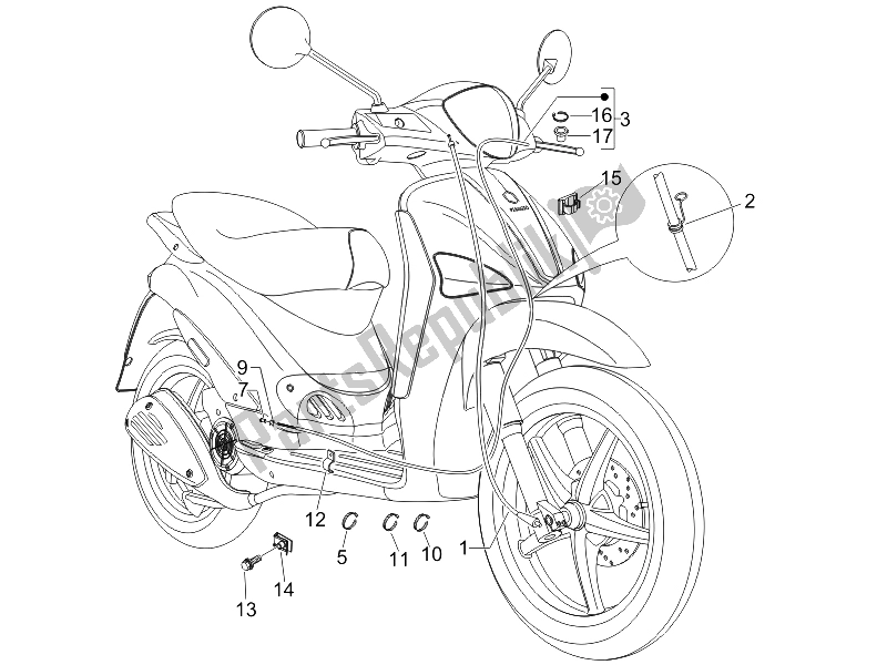 Toutes les pièces pour le Transmissions du Piaggio Liberty 50 4T Delivery 2006