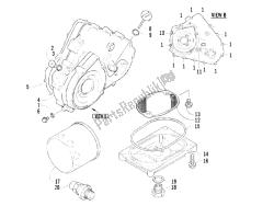 Flywheel magneto cover - Oil filter