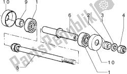 Front wheel component parts