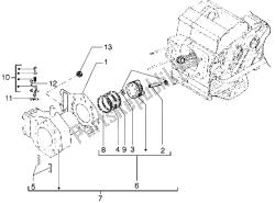 axe de cylindre-piston-poignet, assy