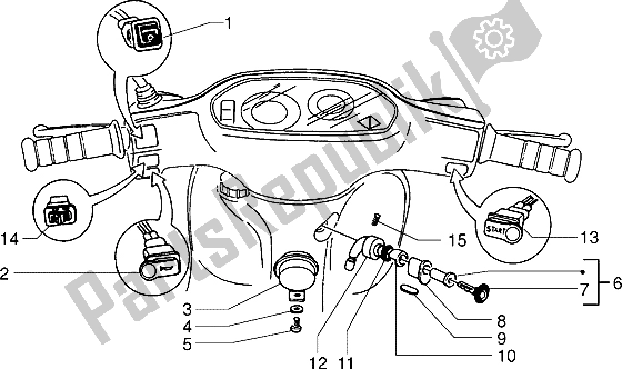 All parts for the Electrical Devices (2) of the Piaggio NRG MC2 50 1996