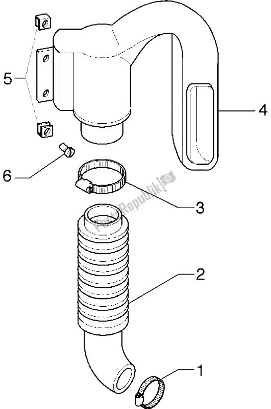 Toutes les pièces pour le Tube De Refroidissement Du Tube-tube D'admission du Piaggio Hexagon GTX 125 1999