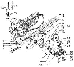 Pump group-oil pan