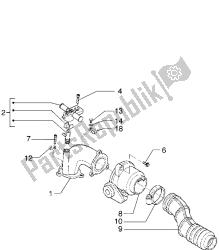 Induction pipe-Throttle body-Injector