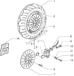 Front wheel - Caliper - (Disc brake version)