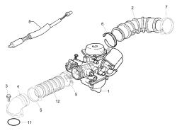 carburatore, gruppo - raccordo