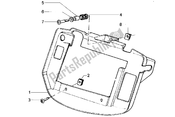 Tutte le parti per il Trasportatore del Piaggio Hexagon LXT 180 1998