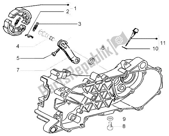 Todas las partes para Freno De Mano de Piaggio Liberty 50 2T RST PTT AU D 2004